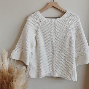 | Rosie Neira White Knit Sweater |